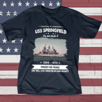 Uss Springfield Clg 7 CL 66 Father's day, Veterans Day USS Navy Ship