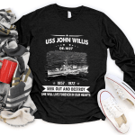 Uss John Willis De 1027 Father's day, Veterans Day USS Navy Ship