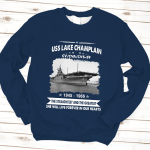 USS Lake Champlain CV 39 Father's day, Veterans Day USS Navy Ship