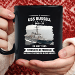 USS Russell DDG 59 Father's day, Veterans Day USS Navy Ship