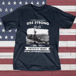 USS Strong DD 758 Father's day, Veterans Day USS Navy Ship