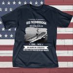 USS Ticonderoga CV 14 CVA 14 Father's day, Veterans Day USS Navy Ship