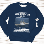 Uss Briscoe Dd 977 Dd977 Father's day, Veterans Day USS Navy Ship