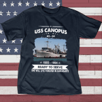 Uss Canopus As 34 Father's day, Veterans Day USS Navy Ship