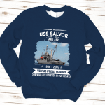 Uss Salvor Ars 52 Father's day, Veterans Day USS Navy Ship