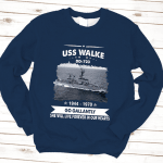 Uss Walke Dd 723 Father's day, Veterans Day USS Navy Ship