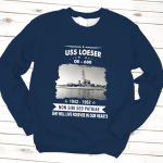 USS Loeser DE 680 Father's day, Veterans Day USS Navy Ship