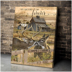 Personalized Deer Couple Wall Art, We decided on forever Wall Art , Farmhouse Wall Art for Wife, Wedding Anniversary Gift