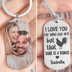 That Is A Bonus, Personalized Keychain, Funny Gifts For Him, Custom Photo