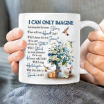 Daisy flower, Hummingbird Painting, I can only imagine - Jesus Mug Coffee Mug, Tea Mug