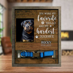 You Were My Favorite Hello, Dog Memorial Gifts, Pet Loss Gifts, Passed Away Dog Gifts
