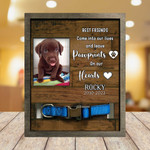 Pawprints On My Heart, Dog Memorial Picture Frame, Memorial Gift To Pet Lovers