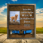 Personalized Memorial Frame For Loss Of Dog, 10.6 x 8.7 Picture Frame, Lost Pet Sign