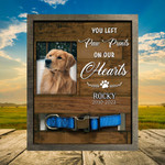 Pawprints Left By You, Custom Photo, Name Memorial Lost Of Dog, Gift To Pet Lovers