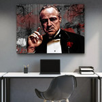 Personalized Godfather Canvas for Godfather Landscape Canvas Prints for Living Room Wall Art