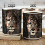 Jesus and Lion, The lion of Judah, The perfect combination Mug, Jesus Mug, Coffee Mug