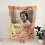 Personalized Memorial Blanket for loss of Son, Bereavement Gift for Son in heaven Fleece Blanket