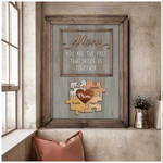 Mother's Day Puzzle, Mom Puzzle Canvas Wall Art, Mother's Day Puzzle Piece Sign