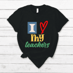 I Heart My Teachers I Love My Teachers Graduation Kids Teens T Shirt