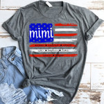 Mimi - Red White Blue - Flag | Personalized T-shirt - Pofily