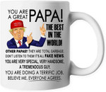 Papa Mug - Trump Mug - Father's Day gift funny Trump Great PAPA Ceramic Coffee Mug, Tea Cup