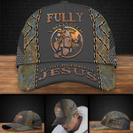 Firefighter Jesus Firefighter Cap Personalized Jesus Gift, Fully Vaccinated By The Blood Of Jesus Cap