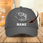 Personalized Fishing Cap for Dad, 3D Classic Cap All Over Print for Fishing Lovers