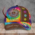 Personalized Sunflowers Hippie Cap 3D All Over Prints for Hippie Girl, Hippie Man Cap Hat