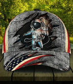 4th of July Personalized Astronaut Classic Cap, Proud of Astronaut Cap Hat