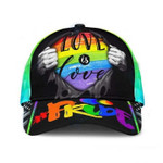 Lesbian Pride Cap, 3D LGBT Cap, Love Is Love Gay Cap, Lesbian hat Cap