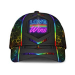 Pride Cap LGBT Love Wins Neon Printing Baseball 3D Cap Hat, Pride Accessories, Gay Gifts