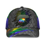 LGBT Baseball Cap All Over Printed, Colorful Mama Bear Pride Classic Cap Hat, Pride Month 2022 Gifts