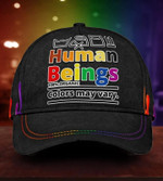 Gay Classic Cap, Colors May Vary Human Beings Lgbt Printing Baseball Cap Hat, Gay Pride Accessories