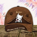 Personalized Dogo Argentino Hat, Custom Photo Dogo Argentino 3D Cap for Mom
