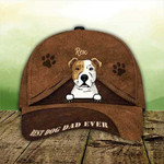 Personalized Staffordshire Terrier Hat, Custom Photo Staffordshire Terrier 3D Cap