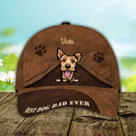 Personalized Welsh Terrier Hat, Custom Photo Welsh Terrier 3D Cap