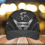 Personalized Sport Bicycle Cap, Custom Name Cyclist Hat 3D Classic Cap for Him