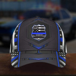 Custom Police Badge Cap, Police Badge Custom Name and Number Police Hat for Dad, Police 3D Cap for Him