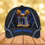 Personalized Police Officer 3D Baseball Cap, Eagle Police Hat for Him