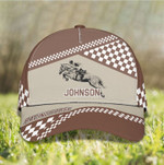Personalized Horse Riding Cap for Horse Racing Athlete Horse Hat for Him