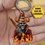 Personalized Hell Knight Name Keychain