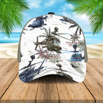 US Army Bell OH-58 Kiowa Hawaiian Hat, Army Bell OH-58 Classic Cap for Dad Summer