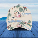 Miniature Schnauzer Summer Beach Hawaiian Hats, Miniature Schnauzer Beach Cap for Men & Women