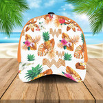 Whataburger Hawaiian Summer Hats for Women & men, Flowers and Pineapple Pattern Cap