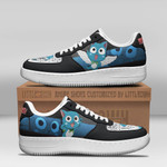 Happy AF Sneakers Custom Fairy Tail Anime Shoes - LittleOwh - 1