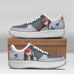 Erza Scarlet AF Sneakers Custom Fairy Tail Anime Shoes Heart Kreuz Armor - LittleOwh - 1