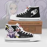 Mirajane Strauss High Top Canvas Shoes Custom Fairy Tail Anime Sneakers - LittleOwh - 1