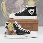Sting Eucliffe High Top Canvas Shoes Custom Fairy Tail Anime Sneakers - LittleOwh - 1