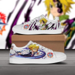 Seven Deadly Sins Shoes Meliodas Skateboard Low Top Custom Anime Sneakers - LittleOwh - 1