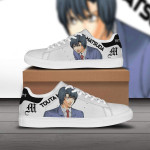 Touta Matsuda Skate Sneakers Custom Death Note Anime Shoes - LittleOwh - 1